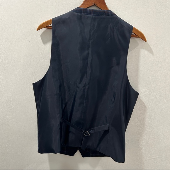 Open But Not Worn RUDIE LONDON Heritage Check Skinny Suit Vest - Picture 8 of 9